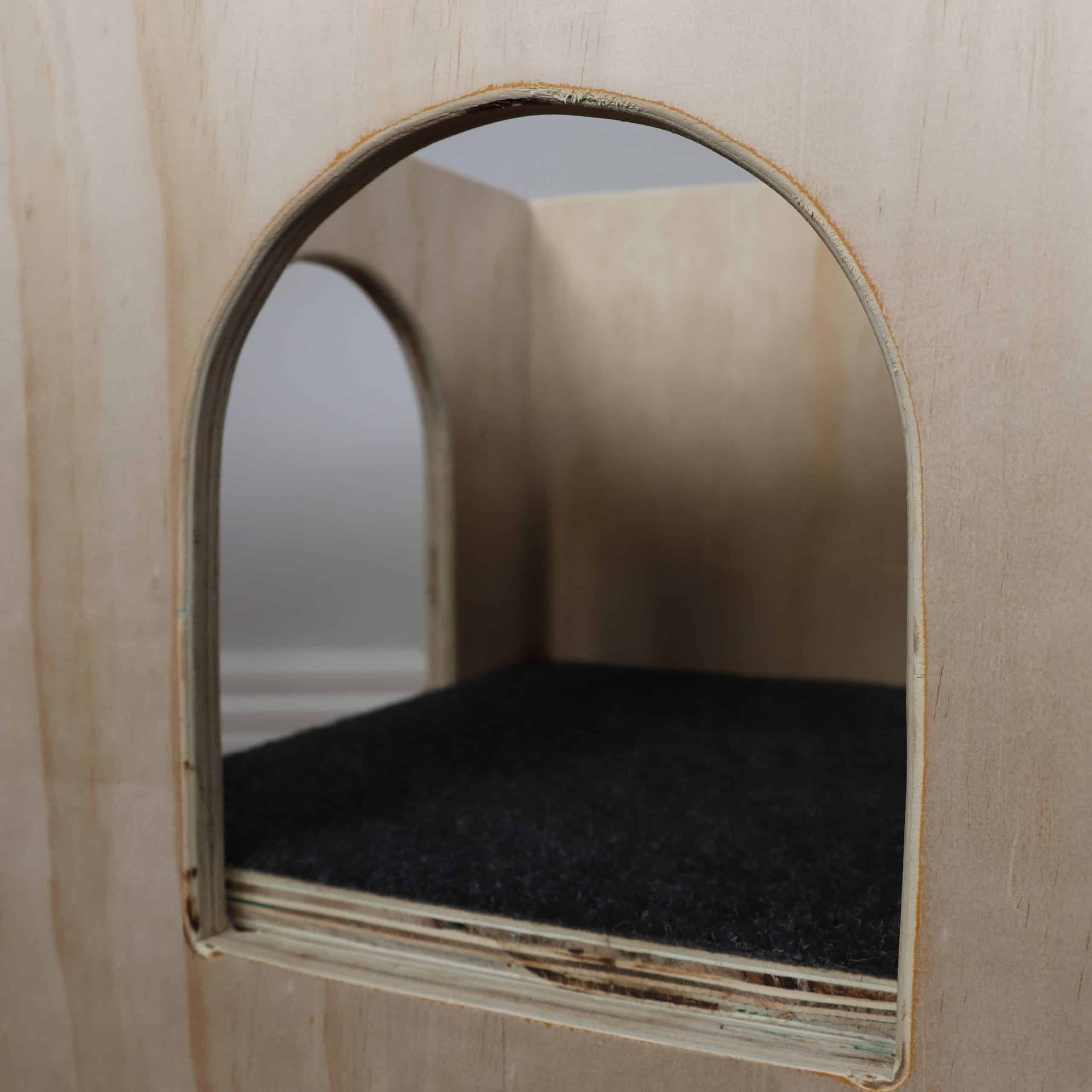 Single storey corner castle slot detail