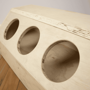 Freestanding hay feeder - front view